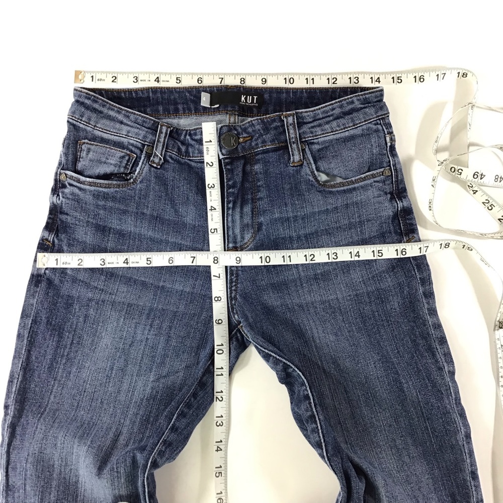 Kut From the Kloth Reese Ankle Straight Leg Jeans - Picture 7 of 8